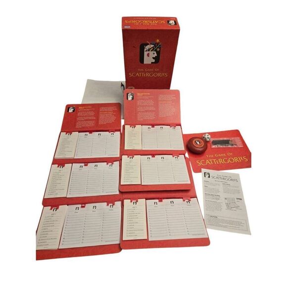 The Game Of Scattegories Parker Brothers 2003 Game - Picture 2 of 3